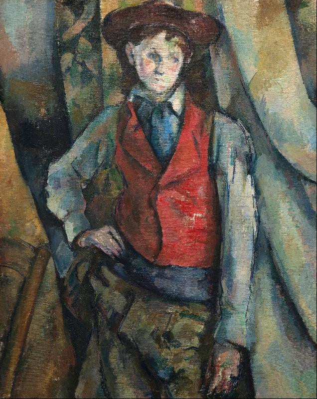 Paul Cezanne Boy in a Red Waistcoat oil painting image